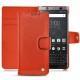 Blackberry Keyone leather case - Papaye ( Pantone 180C ) 