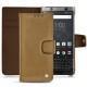 Lederschutzhülle Blackberry Keyone - Sable vintage ( Roughtcut - Gaucho#57254 ) 