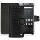 Housse cuir Blackberry Keyone - Serpent nero