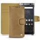 Capa em pele Blackberry Keyone - Serpent sabbia