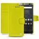 Housse cuir Blackberry Keyone - Jaune fluo