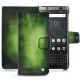 レザーケース Blackberry Keyone - Vert Patine
