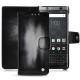 レザーケース Blackberry Keyone - Gris Patine