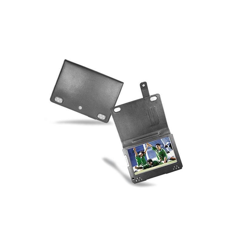 Archos 704 - 705  leather case - Noir ( Nappa - Black ) 