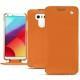 Housse cuir LG G6 - Orange ( Nappa - Pantone 1495U ) 