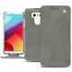 Custodia in pelle LG G6 - Acier vintage ( Pantone 403C ) 