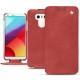 Custodia in pelle LG G6 - Cerise vintage ( Pantone 185C ) 