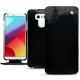 LG G6 leather case - Onyx ( Bologna Hi Gloss - Black ) 