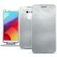 LG G6 leather case - Platinium ( Bologna Hi Gloss Metallic - Pantone 877C ) 