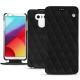 Housse cuir LG G6 - Noir - Couture ( Nappa - Black ) 