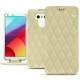 LG G6 leather case - Beige - Couture ( Nappa - Pantone 7502C ) 