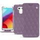 Lederschutzhülle LG G6 - Lilas - Couture ( Nappa - Pantone 2645U ) 