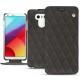 Funda de piel LG G6 - Anthracite - Couture ( Pantone 424C ) 
