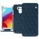 Lederschutzhülle LG G6 - Indigo - Couture ( Pantone 303U ) 