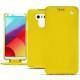 Housse cuir LG G6 - Jaune fluo