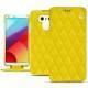 Funda de piel LG G6 - Jaune fluo - Couture