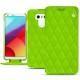Funda de piel LG G6 - Vert fluo - Couture