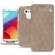 Housse cuir LG G6 - Taupe vintage - Couture