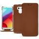 Housse cuir LG G6 - Marron PU