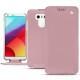 Housse cuir LG G6 - Rose ( Nappa - Pantone 2365C ) 