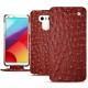 Custodia in pelle LG G6 - Autruche ciliegia