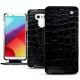 Funda de piel LG G6 - Crocodile nero