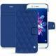 Custodia in pelle Huawei Honor 8 Pro - Bleu océan - Couture ( Nappa - Pantone 293C ) 