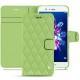 Custodia in pelle Huawei Honor 8 Pro - Vert olive - Couture ( Nappa - Pantone 578U ) 