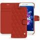 Housse cuir Huawei Honor 8 Pro - Papaye - Couture ( Pantone 180C ) 