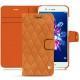 Housse cuir Huawei Honor 8 Pro - Mandarine vintage - Couture