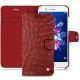 Funda de piel Huawei Honor 8 Pro - Autruche ciliegia