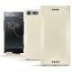Sony Xperia XZ Premium leather case - Blanc (  Nappa - White ) 