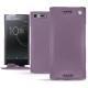 Lederschutzhülle Sony Xperia XZ Premium - Lilas ( Nappa - Pantone 2645U ) 