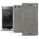 Funda de piel Sony Xperia XZ Premium - Acier vintage ( Pantone 403C ) 