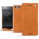 硬质真皮保护套 Sony Xperia XZ Premium - Mandarine vintage ( Pantone 165C ) 