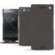Sony Xperia XZ Premium leather case - Anthracite ( Pantone 424C ) 
