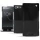 Custodia in pelle Sony Xperia XZ Premium - Onyx ( Bologna Hi Gloss - Black ) 