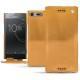 Custodia in pelle Sony Xperia XZ Premium - Or Maïa ( Bologna Hi Gloss Metallic - Pantone 871C ) 