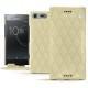 Lederschutzhülle Sony Xperia XZ Premium - Beige - Couture ( Nappa - Pantone 7502C ) 