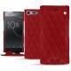 Funda de piel Sony Xperia XZ Premium - Rouge - Couture ( Nappa - Pantone 199C ) 