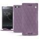 硬质真皮保护套 Sony Xperia XZ Premium - Lilas - Couture ( Nappa - Pantone 2645U ) 