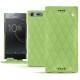 Funda de piel Sony Xperia XZ Premium - Vert olive - Couture ( Nappa - Pantone 578U ) 