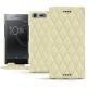Custodia in pelle Sony Xperia XZ Premium - Ivoire - Couture ( Sleek P C12 - White ) 