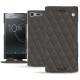 Funda de piel Sony Xperia XZ Premium - Anthracite - Couture ( Pantone 424C ) 