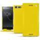 Funda de piel Sony Xperia XZ Premium - Jaune fluo