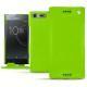 Lederschutzhülle Sony Xperia XZ Premium - Vert fluo