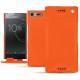 Custodia in pelle Sony Xperia XZ Premium - Orange fluo
