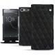 Housse cuir Sony Xperia XZ Premium - Negre poudro - Couture