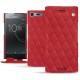 Custodia in pelle Sony Xperia XZ Premium - Rouge troupelenc - Couture