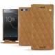 Sony Xperia XZ Premium leather case - Castan esparciate - Couture